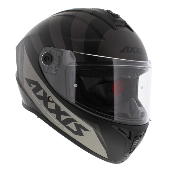 AXXIS - DRAKEN S < PREMIER B1 MATT BLACK > FULL FACE MOTORCYCLE HELMET ROAD