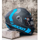 AXXIS - DRAKEN S < SLIDE B7 MATT FLURO BLUE > FULL FACE MOTORCYCLE HELMET ROAD