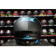 AXXIS - DRAKEN S < SLIDE B7 MATT FLURO BLUE > FULL FACE MOTORCYCLE HELMET ROAD