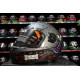 AXXIS - DRAKEN S < HORRORLAND MATT TITANIUM> FULL FACE MOTORCYCLE HELMET ROAD