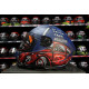 AXXIS - DRAKEN S < IRON PEACE C7 MATT BLUE > FULL FACE MOTORCYCLE HELMET ROAD