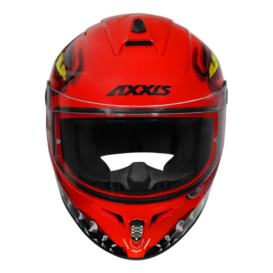 AXXIS - DRAKEN S < FORZA A5 MATT RED > FULL FACE MOTORCYCLE HELMET ROAD