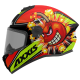 AXXIS - DRAKEN S < BOMBS A5 MATT RED > FULL FACE MOTORCYCLE HELMET ROAD