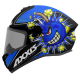 AXXIS - DRAKEN S < BOMBS B7 MATT BLUE > FULL FACE MOTORCYCLE HELMET ROAD