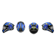 AXXIS - DRAKEN S < BOMBS B7 MATT BLUE > FULL FACE MOTORCYCLE HELMET ROAD