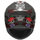 AXXIS - DRAKEN S < HORRORLAND MATT TITANIUM> FULL FACE MOTORCYCLE HELMET ROAD