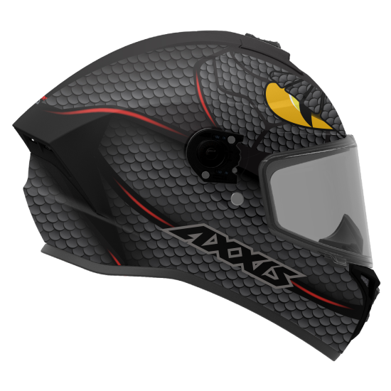 AXXIS - DRAKEN S < NAHESA A2 MATT GREY GRAY > FULL FACE MOTORCYCLE HELMET ROAD