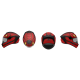 AXXIS - DRAKEN S < NAHESA A5 MATT RED > FULL FACE MOTORCYCLE HELMET ROAD