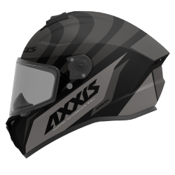 AXXIS - DRAKEN S < PREMIER B1 MATT BLACK > FULL FACE MOTORCYCLE HELMET ROAD