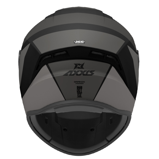 AXXIS - DRAKEN S < PREMIER B1 MATT BLACK > FULL FACE MOTORCYCLE HELMET ROAD