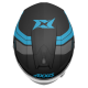 AXXIS - DRAKEN S < SLIDE B7 MATT FLURO BLUE > FULL FACE MOTORCYCLE HELMET ROAD