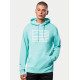 ALPINESTARS "ARTIFACT HOODIE" CASUAL SWEATSHIRT JUMPER < LIGHT AQUA / TEAL / TIFFANY COLOUR > USA / AMERICAN FLAG LOGO