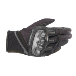 ALPINESTARS Chrome Light Weight Summer Motorcycle Gloves with Carbon knuckles < black / tar / grey / gray >