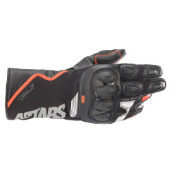 ALPINESTARS SP365 DRYSTAR Gloves < black / white / red fluro > WATERPROOF