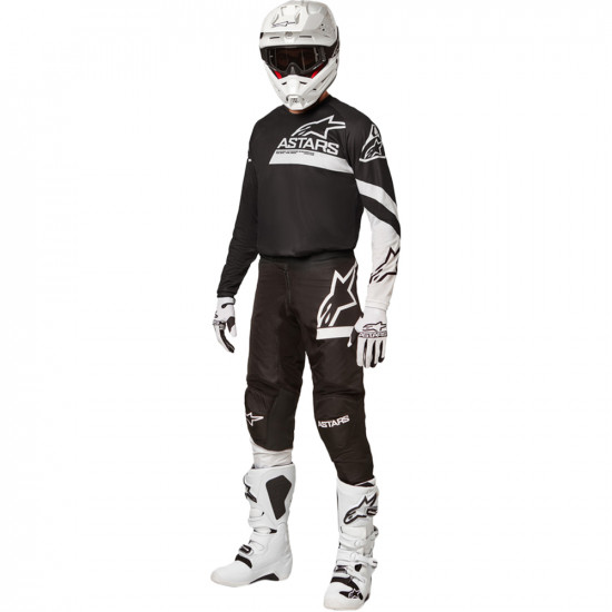 Alpinestars Youth Racer Motocross Pants - Grey / Black | Motorcycle Trousers  | Bike Stop UK