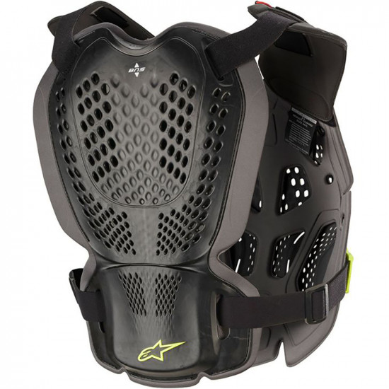 ALPINESTARS A-1 PLUS CHEST GUARD PROTECTOR ARMOUR A1 < ANTHRACITE BLACK FLURO YELLOW > M/L or XL/2XL