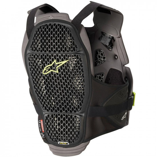 ALPINESTARS A-4 MAX CHEST PROTECTOR A4 < BLACK ANTHRACITE YELLOW FLUORESCENT >