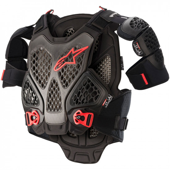 ALPINESTARS A-6 CHEST PROTECTOR A6 < BLACK ANTHRACITE RED >