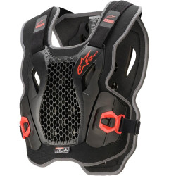 ALPINESTARS BIONIC ACTION CHEST PROTECTOR ARMOUR < BLACK RED > (M/L or XL/2XL)
