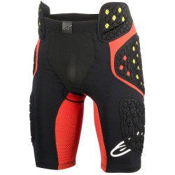 ALPINESTARS SEQUENCE PRO PADDED SHORTS PANTS < black red >