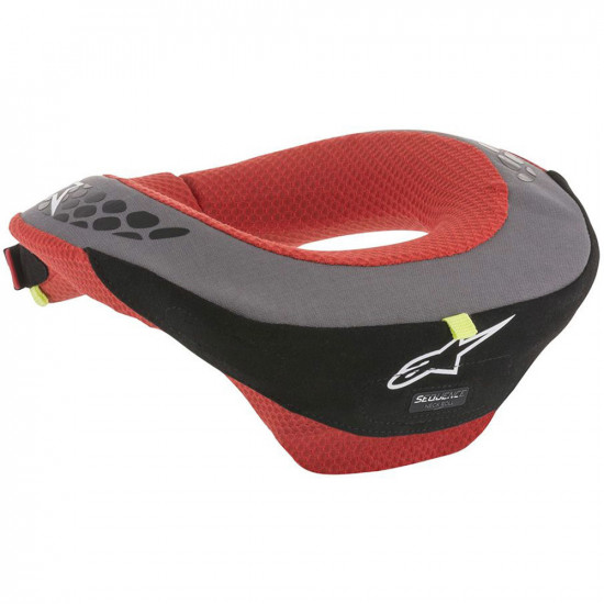 ALPINESTARS SEQUENCE YOUTH NECK ROLL SUPPORT < RED BLACK GREY GRAY > YTH - S/M or L/XL