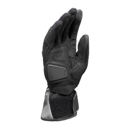 CLOVER SR-3 SUMMER VENTILATED TEXTILE MOTORCYCLE GLOVES < BLACK >