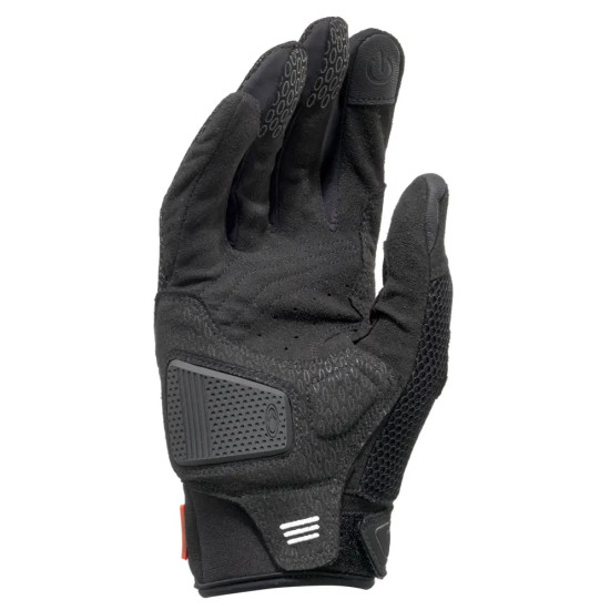 CLOVER STORM SUMMER MESH VENTILATED MOTORCYCLE GLOVES < BLACK / BLACK >