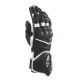 CLOVER RS-9 KANGAROO LEATHER RACE TRACK GLOVES ( BLACK / WHITE )