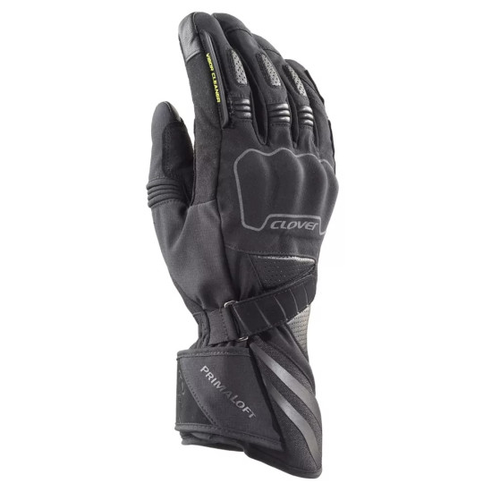 CLOVER SIERRA WP MOTORCYCLE TOURING < WATERPROOF GLOVES > BLACK