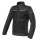 CLOVER NETSTYLE-2 LIGHT WEIGHT SUMMER MESH VENTED PREMIUM MOTORCYCLE JACKET < BLACK W/WHITE >