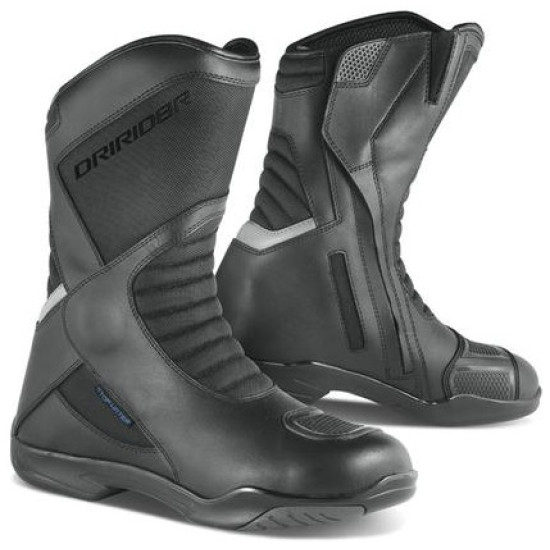 DRIRIDER Air Tech 2 Waterproof Touring Boots < black > Sizes 39 - 40 - 41 - 42 - 43 - 44 - 45 - 46 - 47 - 48