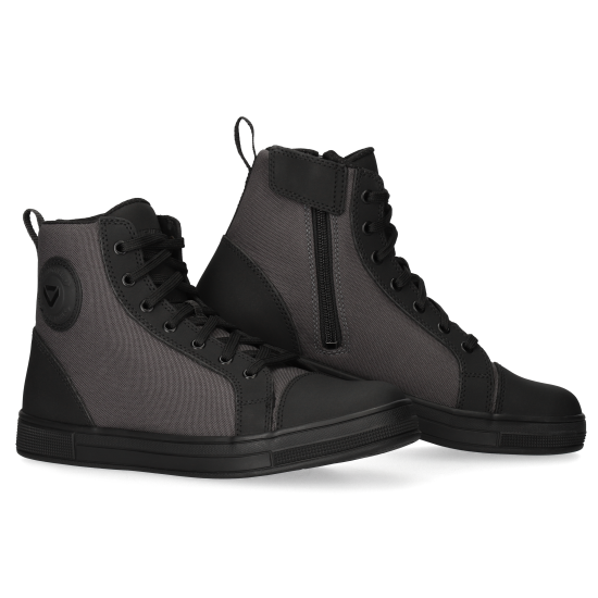 DRIRIDER Urban 2.0 Protective Casual Sneaker Mid Cut Short Low Boots < charcoal black > Sizes 35 - 36 - 37 - 38 - 39 - 40 - 41 - 42 - 43 - 44 - 45 - 46 - 47 - 48