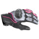 DRIRIDER Air Ride 2 "Short Cuff" Summer Sport Touring Vented Ladies Womens Gloves < camo pink black > Sizes 2XS - XS - S - M - L - XL