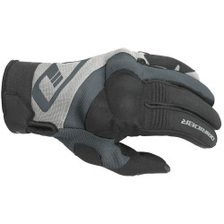 DRIRIDER RX Adventure Enduro Gloves < black grey gray > Sizes XS - S - M - L - XL - 2XL - 3XL - 4XL