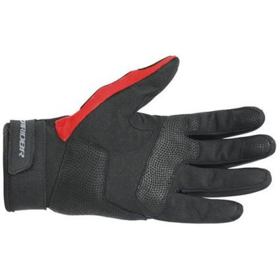 DRIRIDER RX Adventure Enduro Gloves < black red > Sizes XS - S - M - L - XL - 2XL - 3XL - 4XL