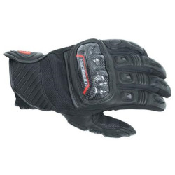 DRIRIDER Strike Summer Sport Touring Gloves < black black > Sizes XS - S - M - L - XL - 2XL - 3XL - 4XL