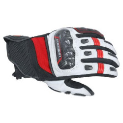 DRIRIDER Strike Summer Sport Touring Gloves < black red white > Sizes XS - S - M - L - XL - 2XL - 3XL - 4XL