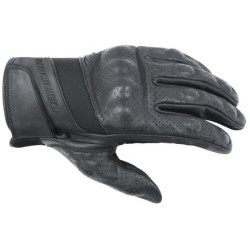 DRIRIDER Tour Air Summer Vented Touring Leather Gloves < black > Sizes S - M - L - XL - 2XL - 3XL - 4XL