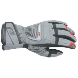 DRIRIDER Vortex Adventure Touring Dual Sport Safari Vented Gloves < grey gray > Sizes XS - S - M - L - XL - 2XL - 3XL - 4XL