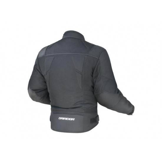 DRIRIDER Climate Control 3 Sports Vented Jacket < black black > Sizes XS - S - M - L - XL - 2XL - 3XL - 4XL - 6XL - 8XL