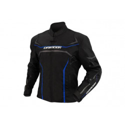 DRIRIDER Origin Sports Touring Jacket < black blue > Sizes S - M - L - XL - 2XL - 3XL - 4XL