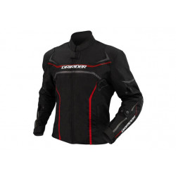 DRIRIDER Origin Sports Touring Jacket < black red > Sizes S - M - L - XL - 2XL - 3XL - 4XL