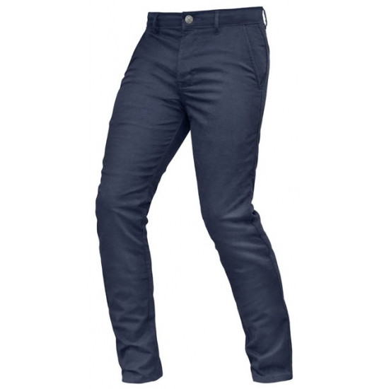 DRIRIDER Titan Chinos Protective Motorcycle Pants "Regular Leg Length" < navy blue > Sizes  28 - 30 - 32 - 33  - 34 - 36 - 38 - 40 - 42 - 44 - 46