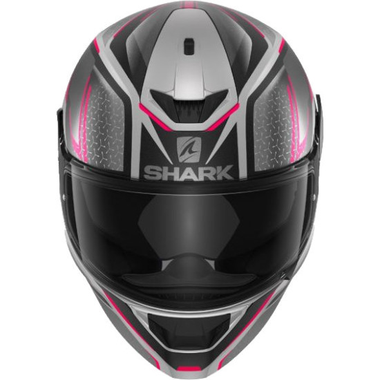 Shark D-Skwal 2 < DAVEN Silver Black Violet Pink > Helmet