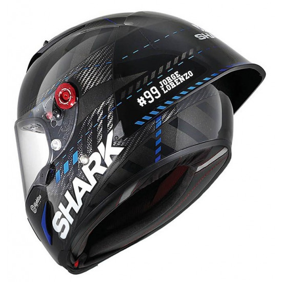 SHARK RACE-R PRO GP LORENZO WINTER TEST 99 ( Carbon / Blue )