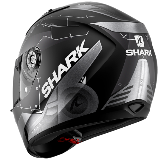 Shark Ridill 1.2 Mecca Matt < Black Anthracite Silver > Helmet