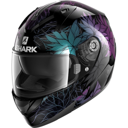 Shark Ridill 1.2 NELUM < Black Glitter Black Green Purple > Helmet