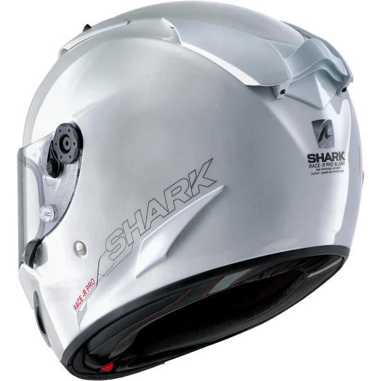 Shark Race-R Pro Blank White Helmet