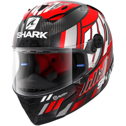 Shark Race-R Pro Carbon Replica Zarco < SPEEDBLOCK RED WHITE > Helmet