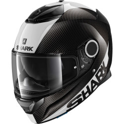 Shark Spartan Carbon < Carbon Skin Black White > Helmet